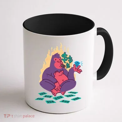 Rich Gorilla Coffee Mug back