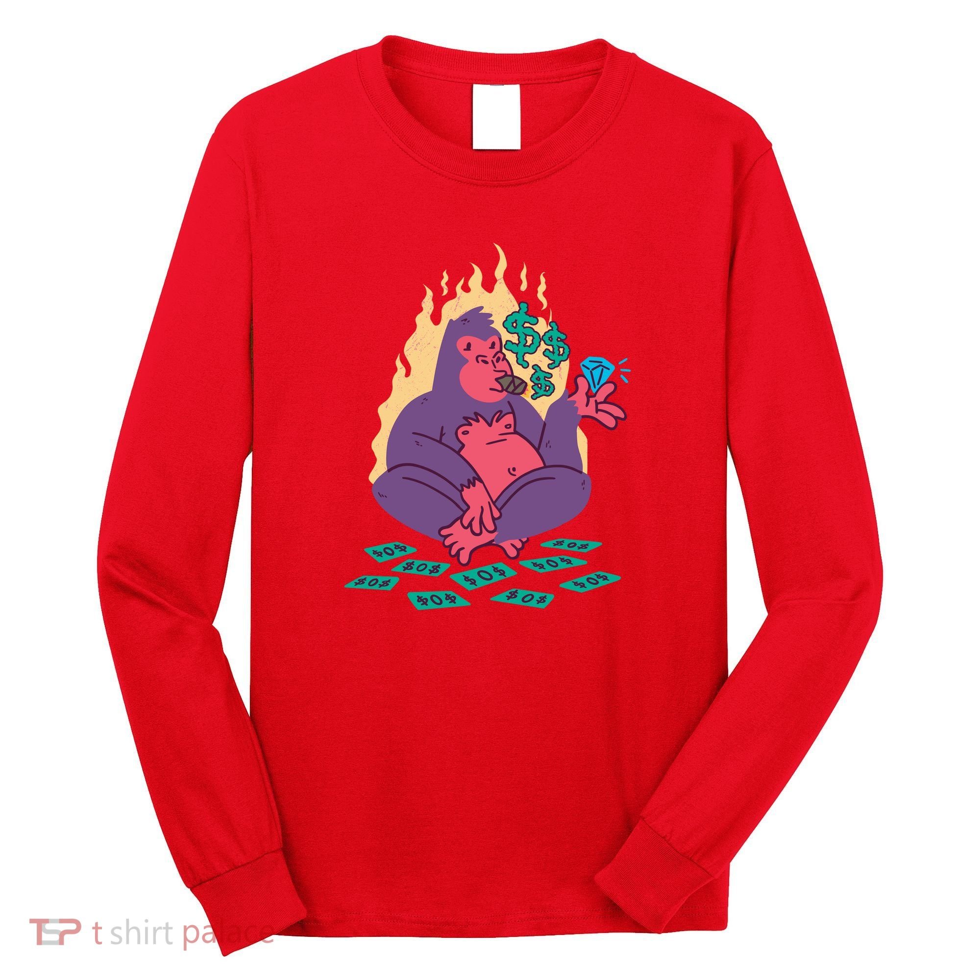 Rich Gorilla Long Sleeve Shirt