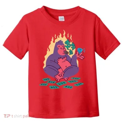 Rich Gorilla Toddler T-Shirt
