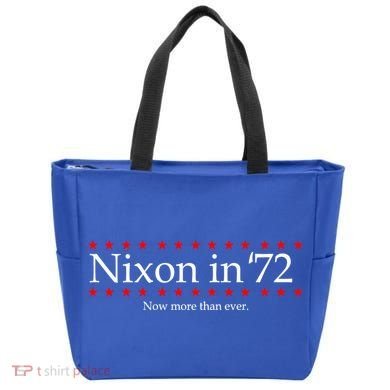 Richard Nixon in 72 Now More than Ever Tote Bag