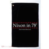 Richard Nixon in 78' 1978 Now More than Ever President Golf Towel thumb 0