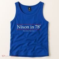Richard Nixon in 78' 1978 Now More than Ever President Tank Top thumb 2