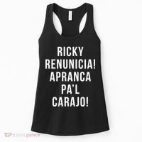 Ricky Renuncia Arranca Pa'l Carajo  Women's Tank Top thumb 0