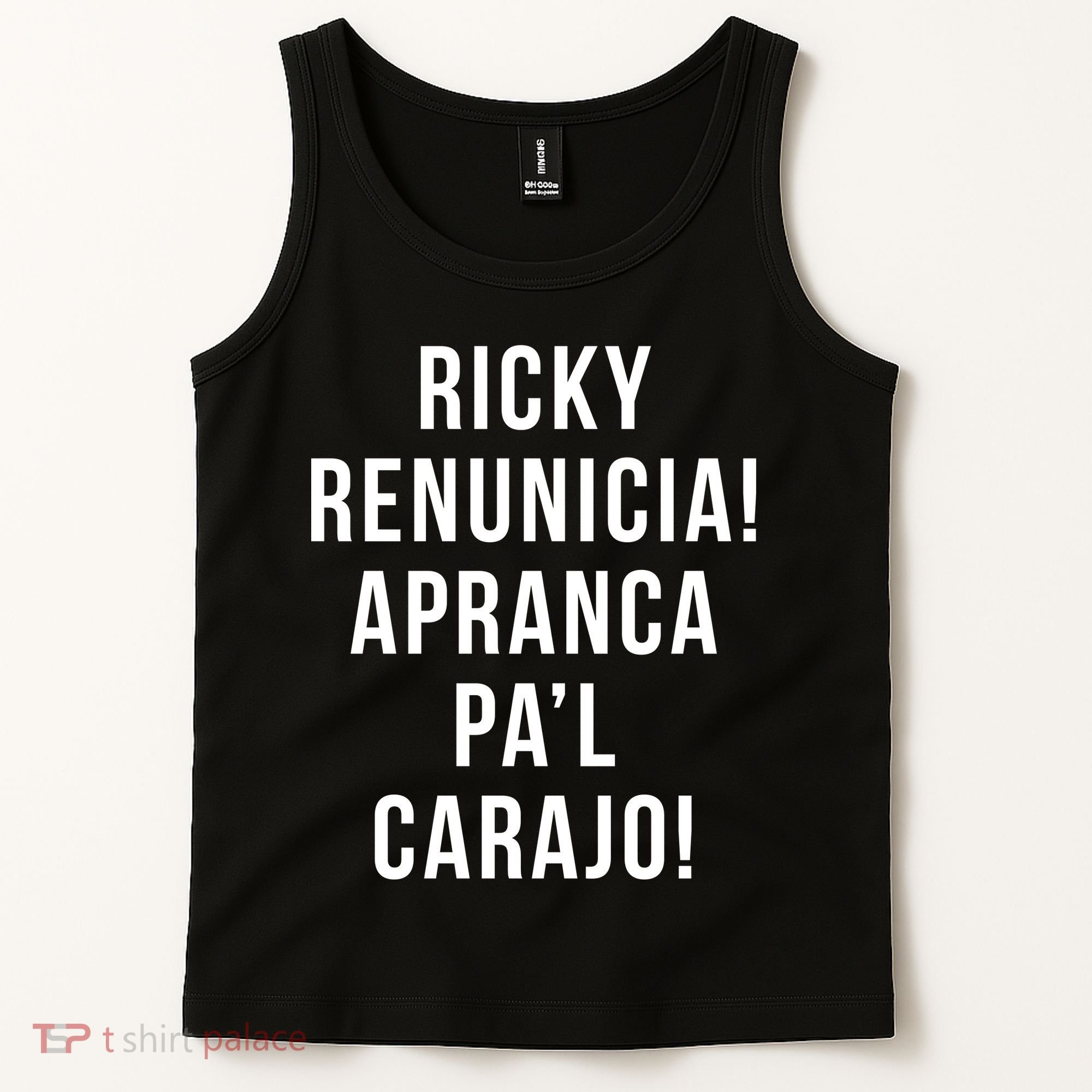 Ricky Renuncia Arranca Pa'l Carajo  Tank Top