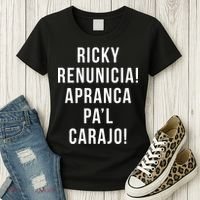 Ricky Renuncia Arranca Pa'l Carajo  Women's T-Shirt thumb 3
