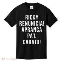 Ricky Renuncia Arranca Pa'l Carajo  Kids T-Shirt thumb 0