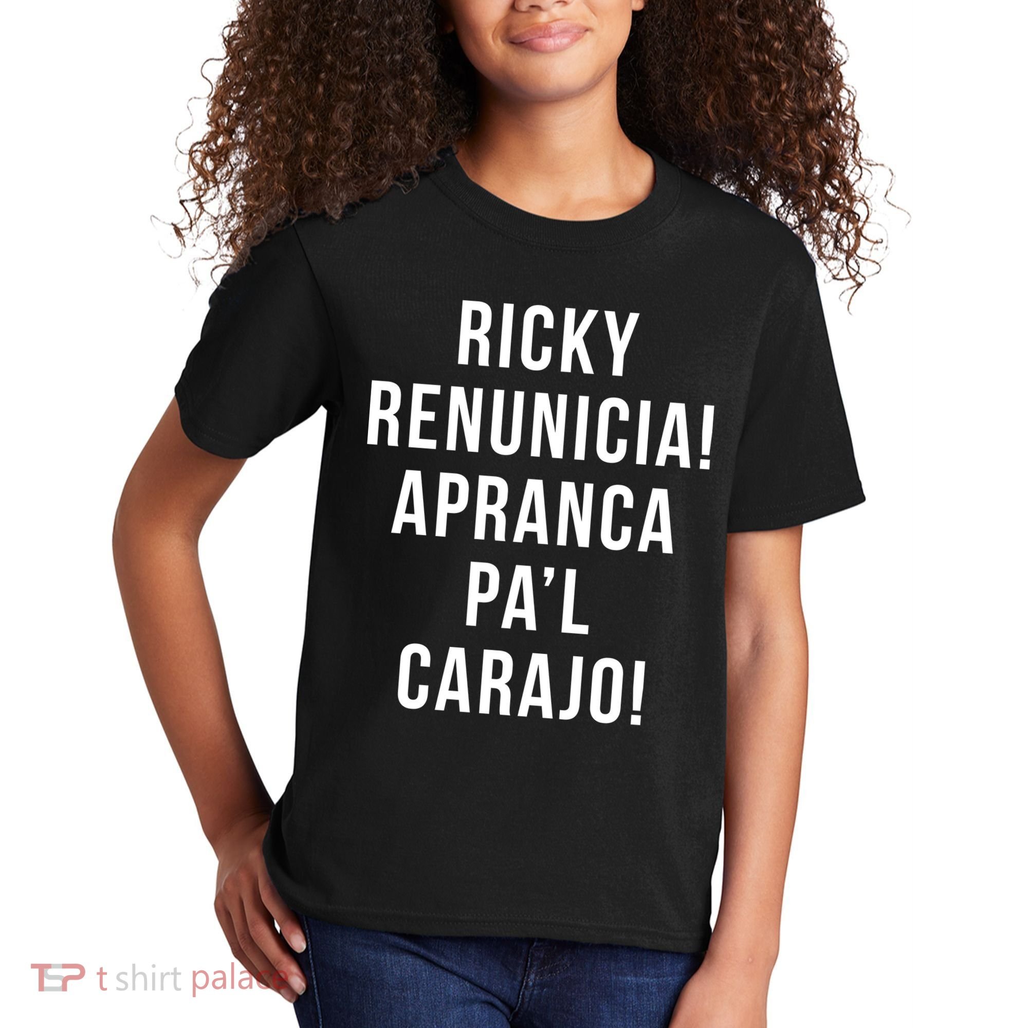 Ricky Renuncia Arranca Pa'l Carajo  Kids T-Shirt