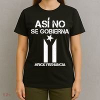 Ricky Renuncia Bandera Negra Puerto Rico T-Shirt thumb 4