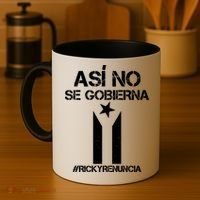 Ricky Renuncia Bandera Negra Puerto Rico Coffee Mug thumb 4