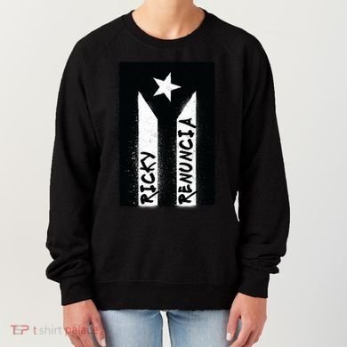 Ricky Renuncia Puerto Rico Flag Women's Sweatshirt
