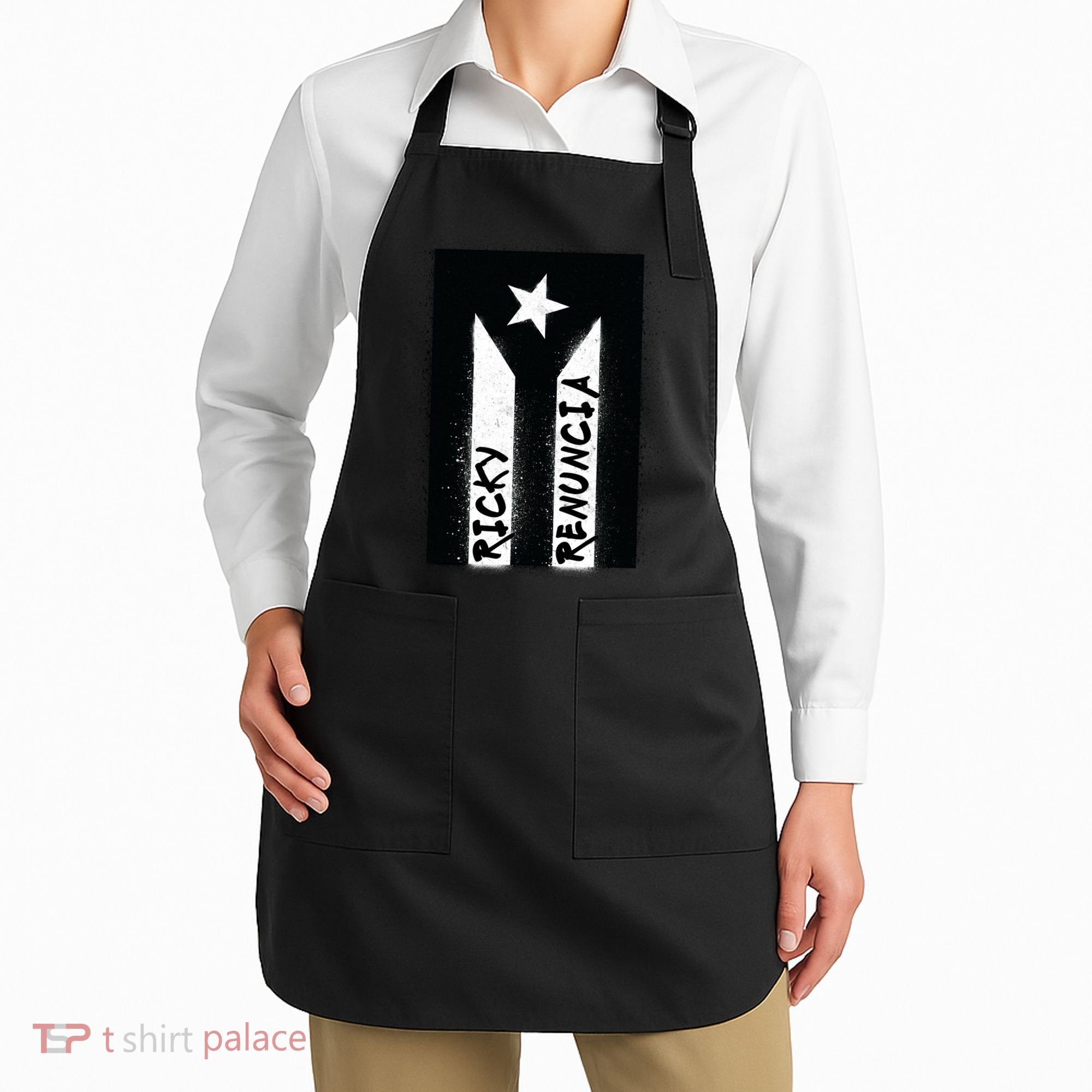 Ricky Renuncia Puerto Rico Flag Apron