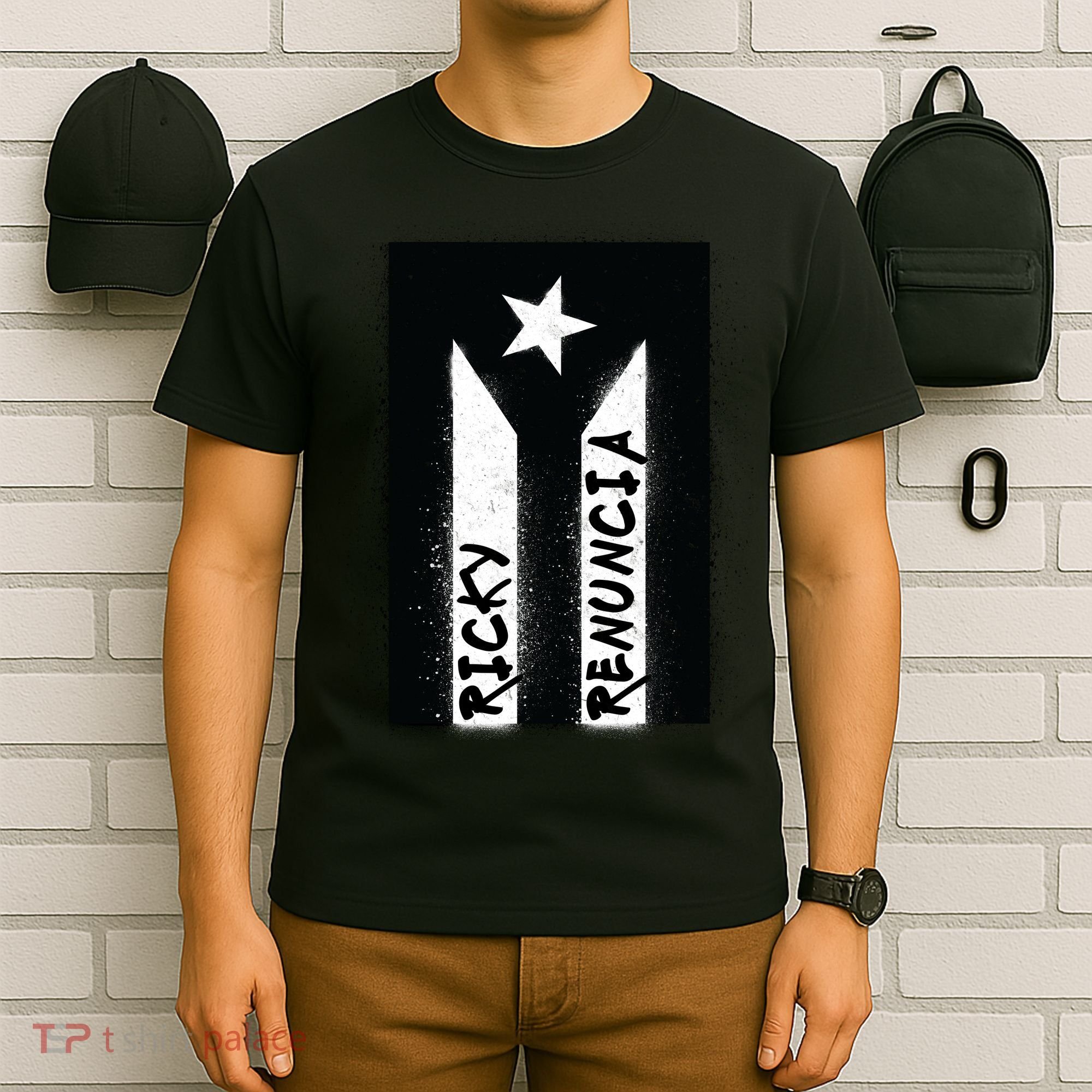Ricky Renuncia Puerto Rico Flag T-Shirt