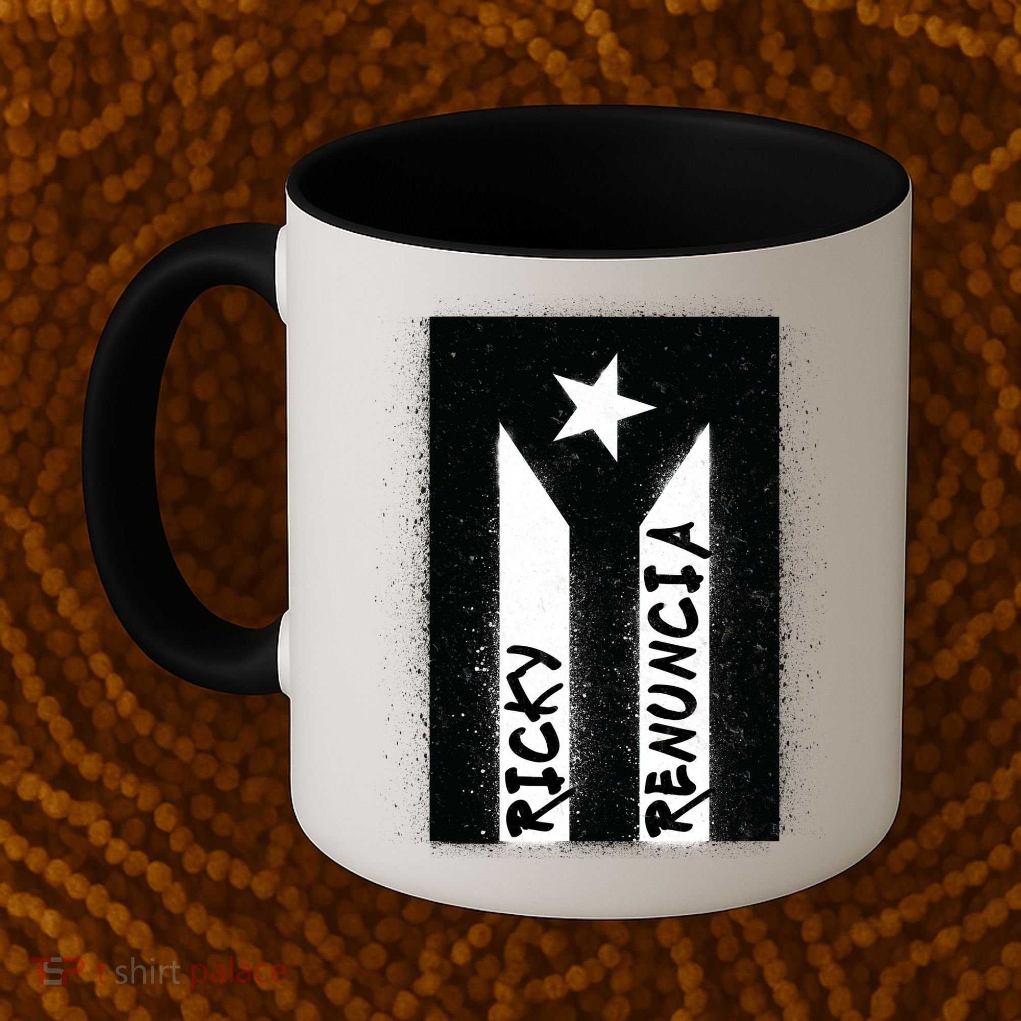 Ricky Renuncia Puerto Rico Flag Coffee Mug