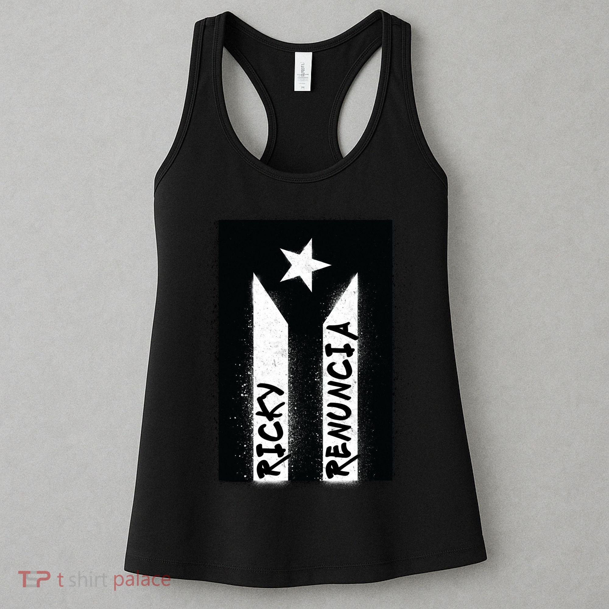 Ricky Renuncia Puerto Rico Flag Women's Tank Top
