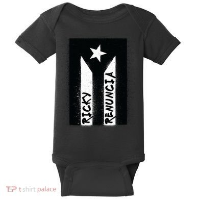 Ricky Renuncia Puerto Rico Flag Baby Bodysuit