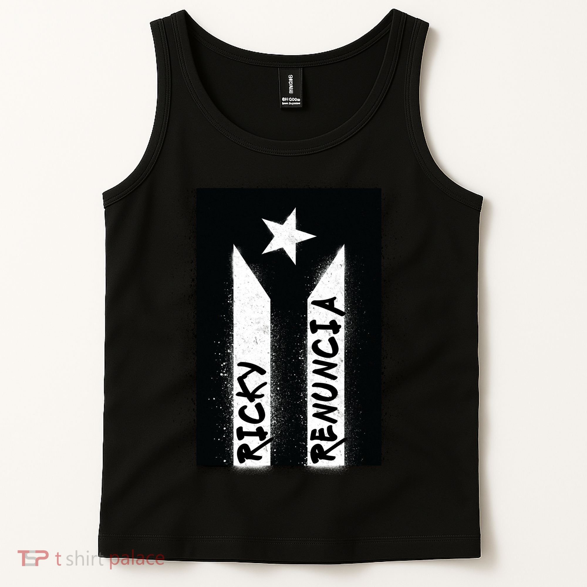 Ricky Renuncia Puerto Rico Flag Tank Top