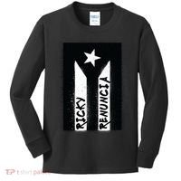 Ricky Renuncia Puerto Rico Flag Kids Long Sleeve Shirt thumb 0