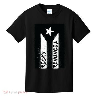 Ricky Renuncia Puerto Rico Flag Kids T-Shirt
