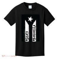 Ricky Renuncia Puerto Rico Flag Kids T-Shirt thumb 0