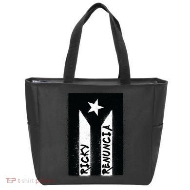 Ricky Renuncia Puerto Rico Flag Tote Bag