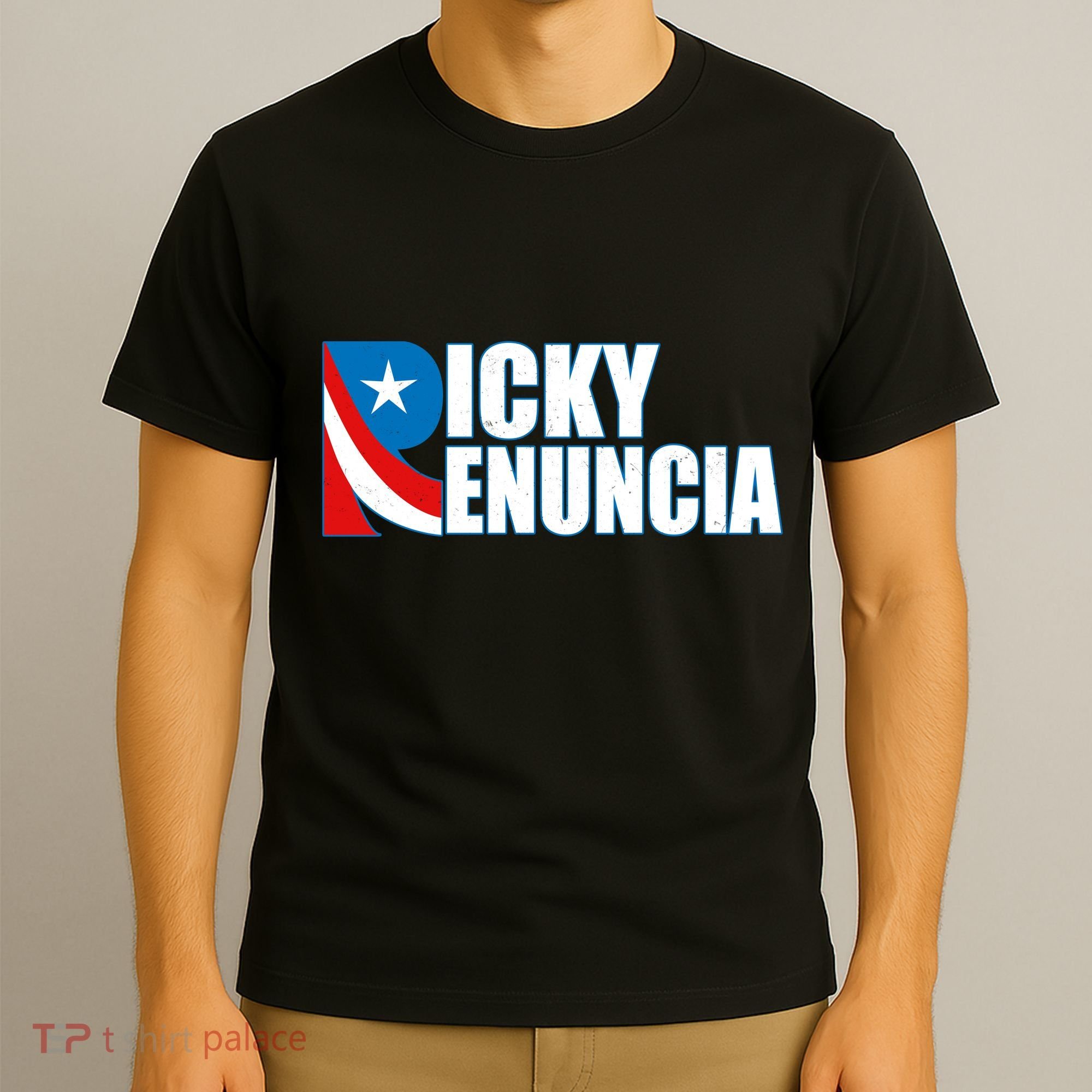 Ricky Renuncia Puerto Rico Star Logo T-Shirt