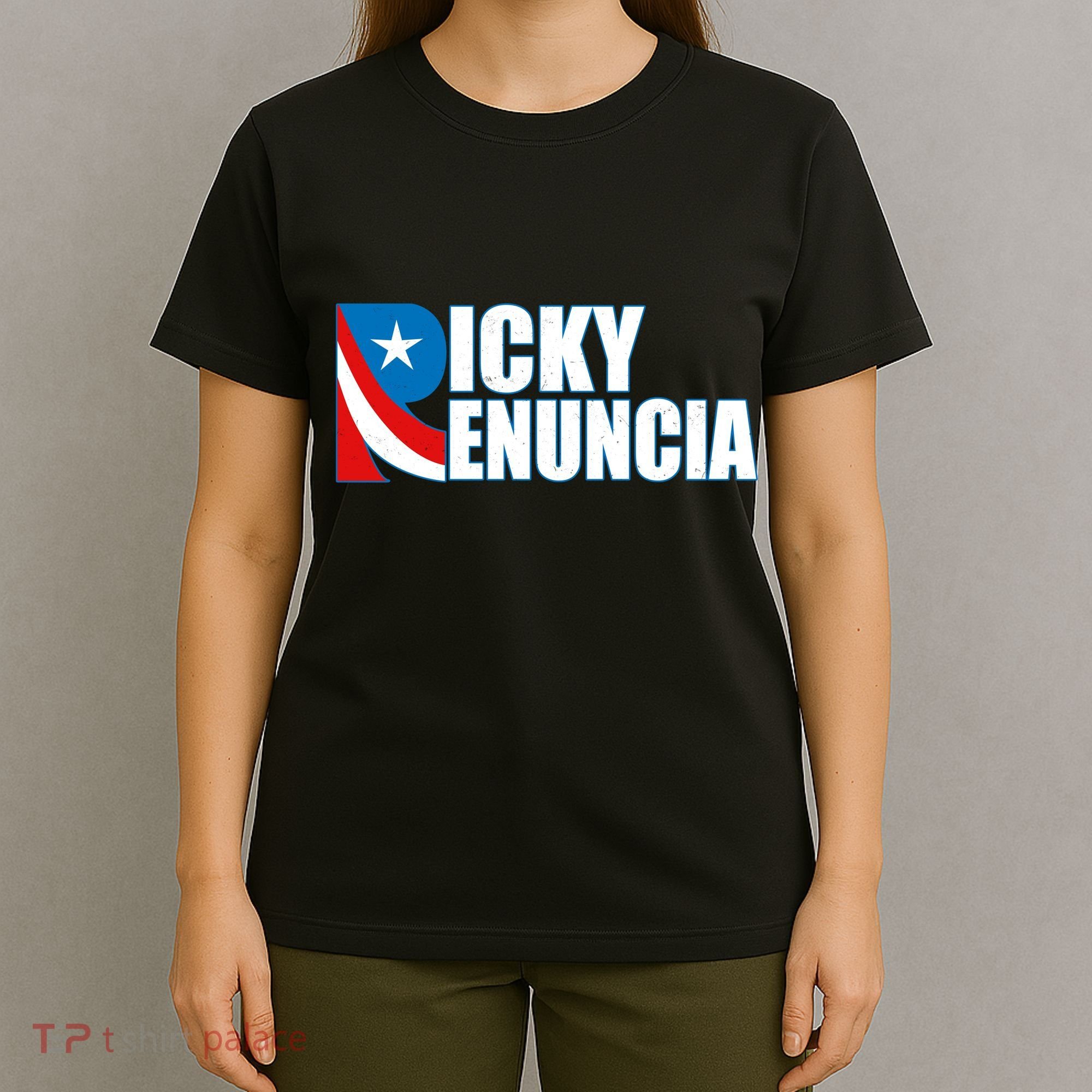Ricky Renuncia Puerto Rico Star Logo T-Shirt