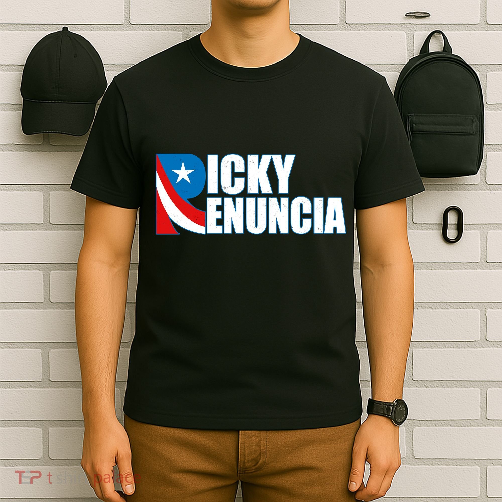 Ricky Renuncia Puerto Rico Star Logo T-Shirt
