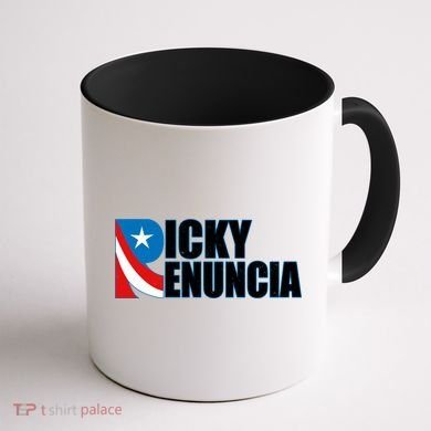 Ricky Renuncia Puerto Rico Star Logo Coffee Mug back
