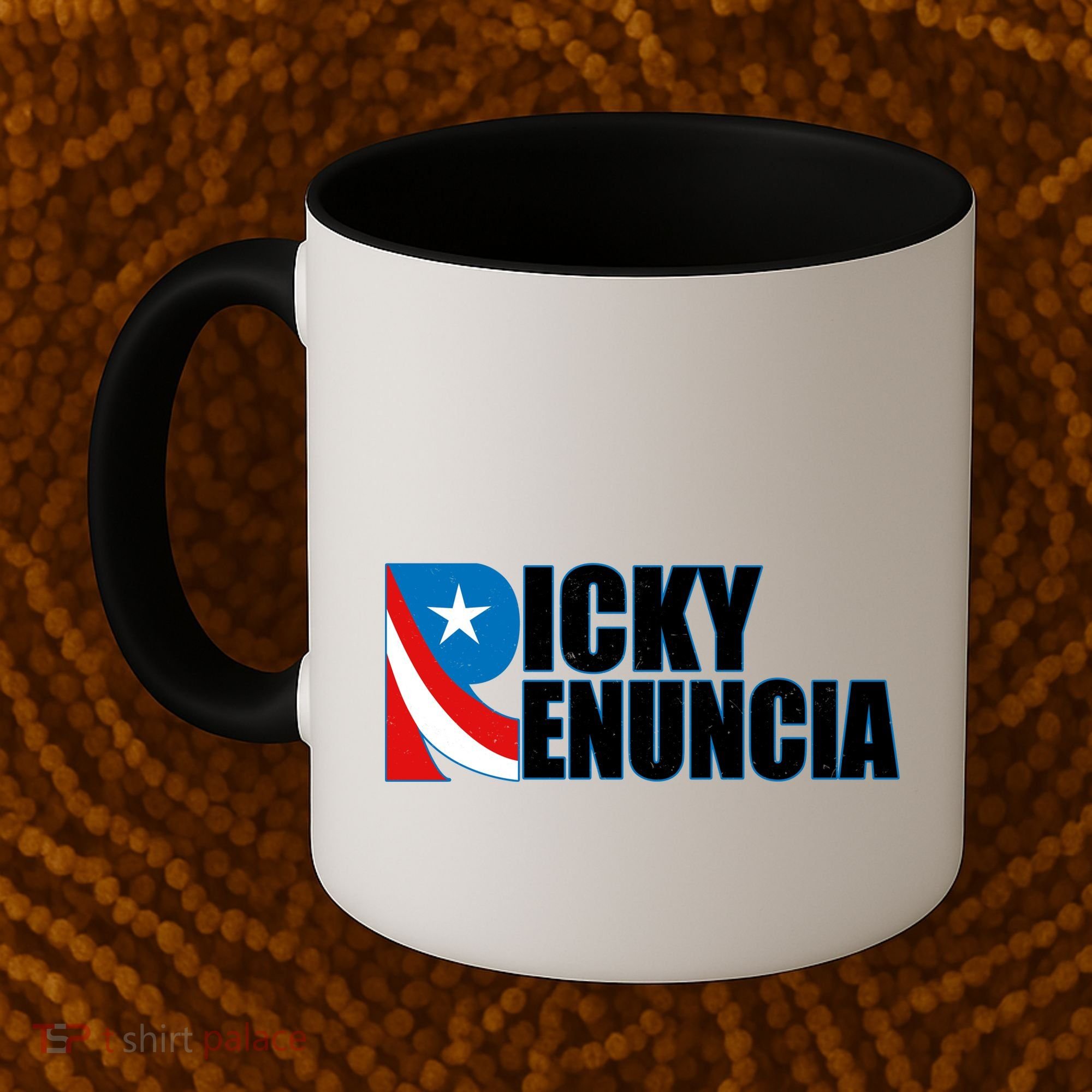 Ricky Renuncia Puerto Rico Star Logo Coffee Mug