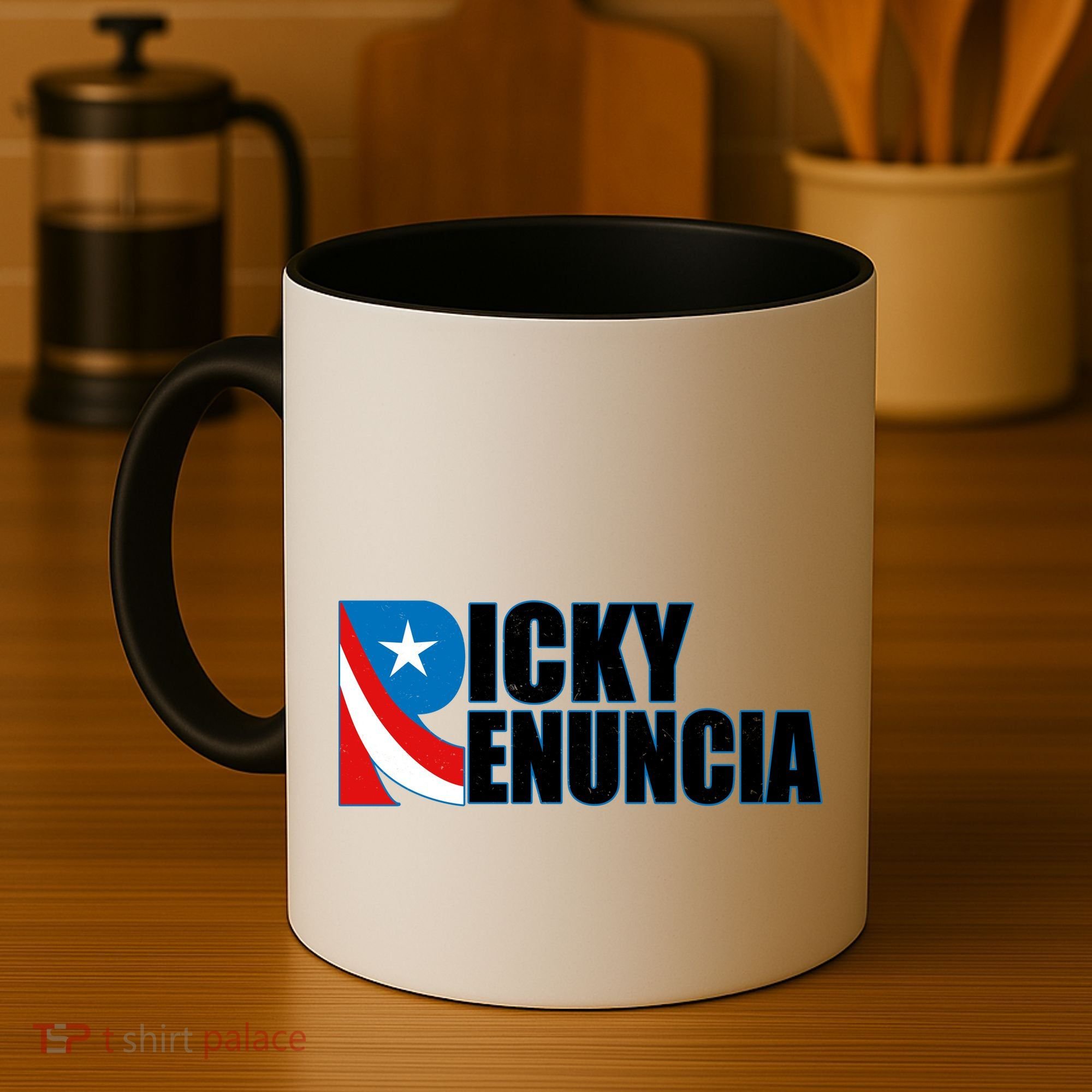 Ricky Renuncia Puerto Rico Star Logo Coffee Mug