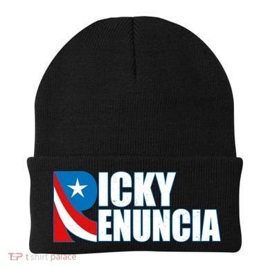 Ricky Renuncia Puerto Rico Star Logo Beanie