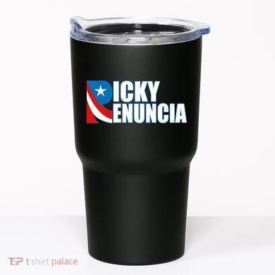 Ricky Renuncia Puerto Rico Star Logo Tumbler