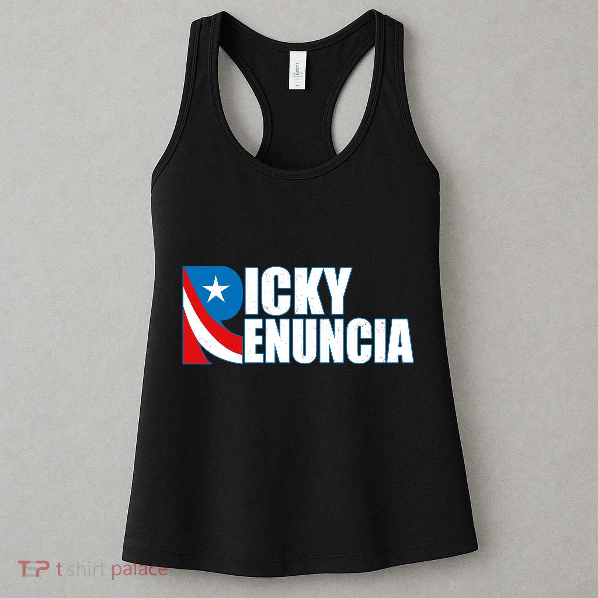 Ricky Renuncia Puerto Rico Star Logo Women's Tank Top
