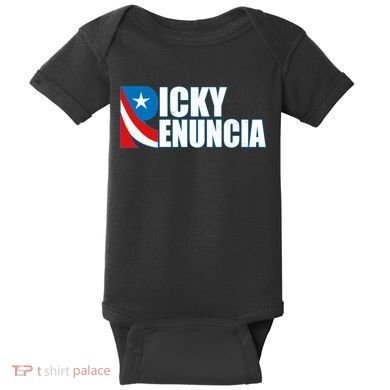 Ricky Renuncia Puerto Rico Star Logo Baby Bodysuit