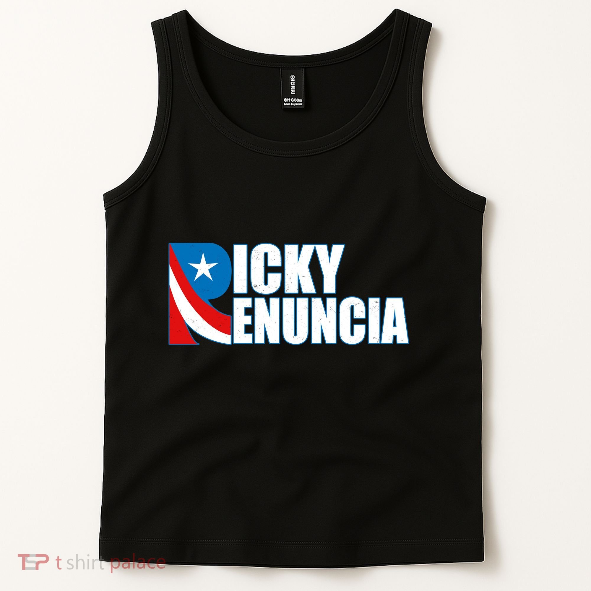 Ricky Renuncia Puerto Rico Star Logo Tank Top