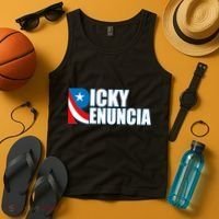 Ricky Renuncia Puerto Rico Star Logo Tank Top thumb 4