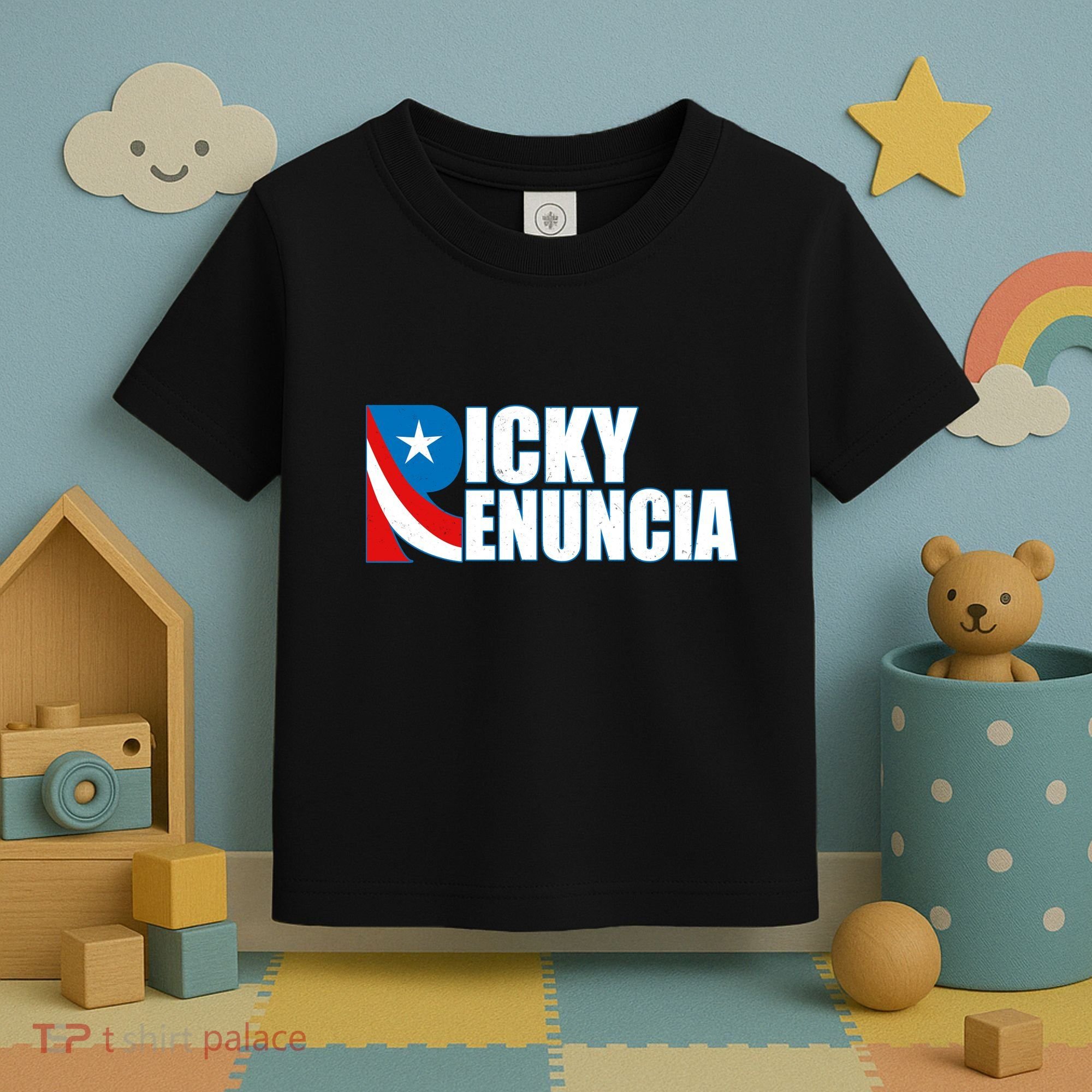 Ricky Renuncia Puerto Rico Star Logo Toddler T-Shirt