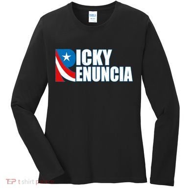 Ricky Renuncia Puerto Rico Star Logo Women's Long Sleeve Shirt