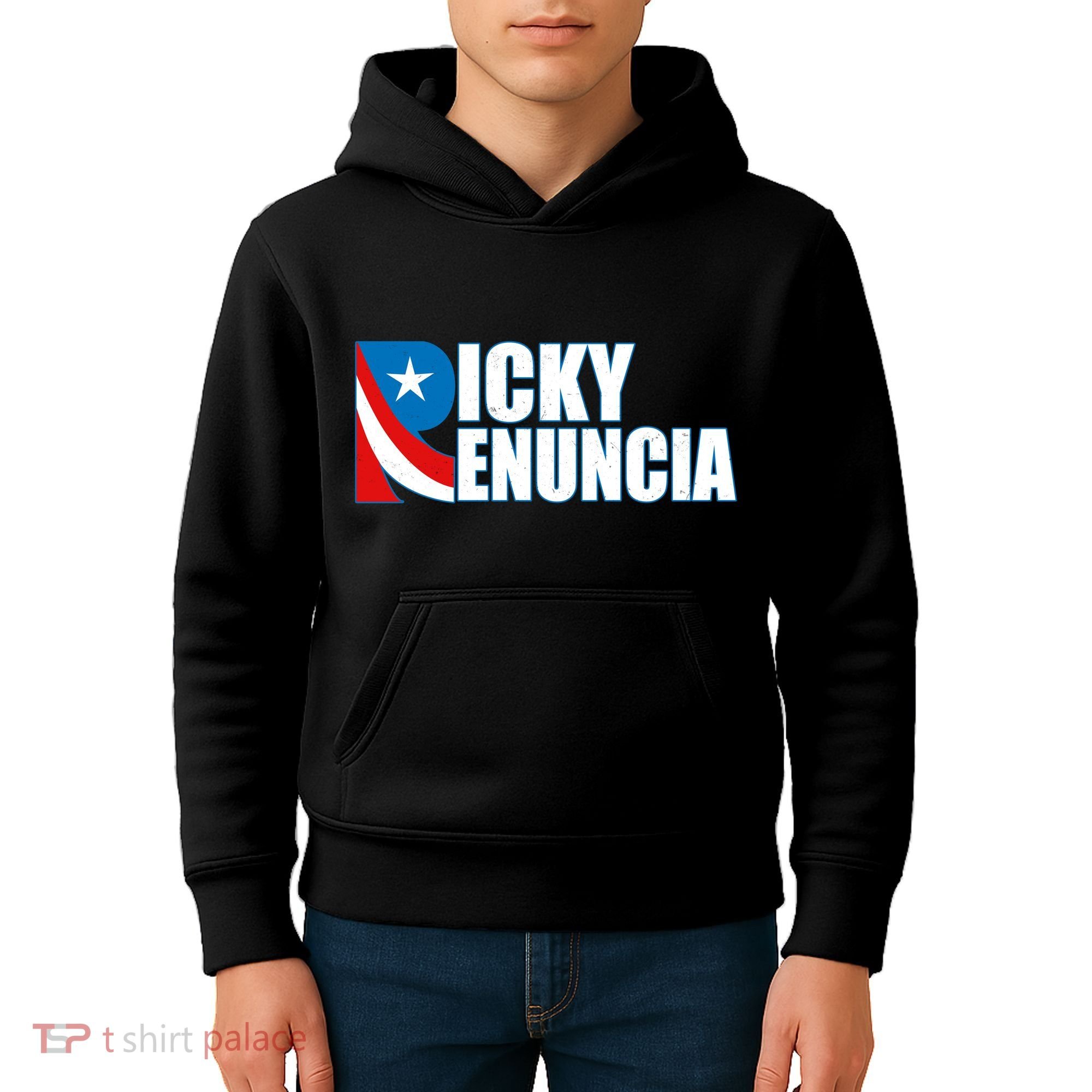 Ricky Renuncia Puerto Rico Star Logo Kids Hoodie