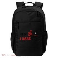 Run I Dare You Funny Baseball Catcher Baseball Player Lover Backpack thumb 0