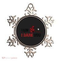 Run I Dare You Funny Baseball Catcher Baseball Player Lover Ornament thumb 0