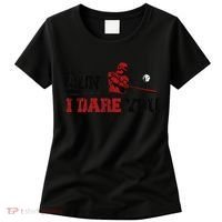 Run I Dare You Funny Baseball Catcher Baseball Player Lover Women's T-Shirt thumb 0