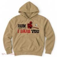 Run I Dare You Funny Baseball Catcher Baseball Player Lover Hoodie thumb 0