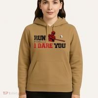 Run I Dare You Funny Baseball Catcher Baseball Player Lover Hoodie thumb 5