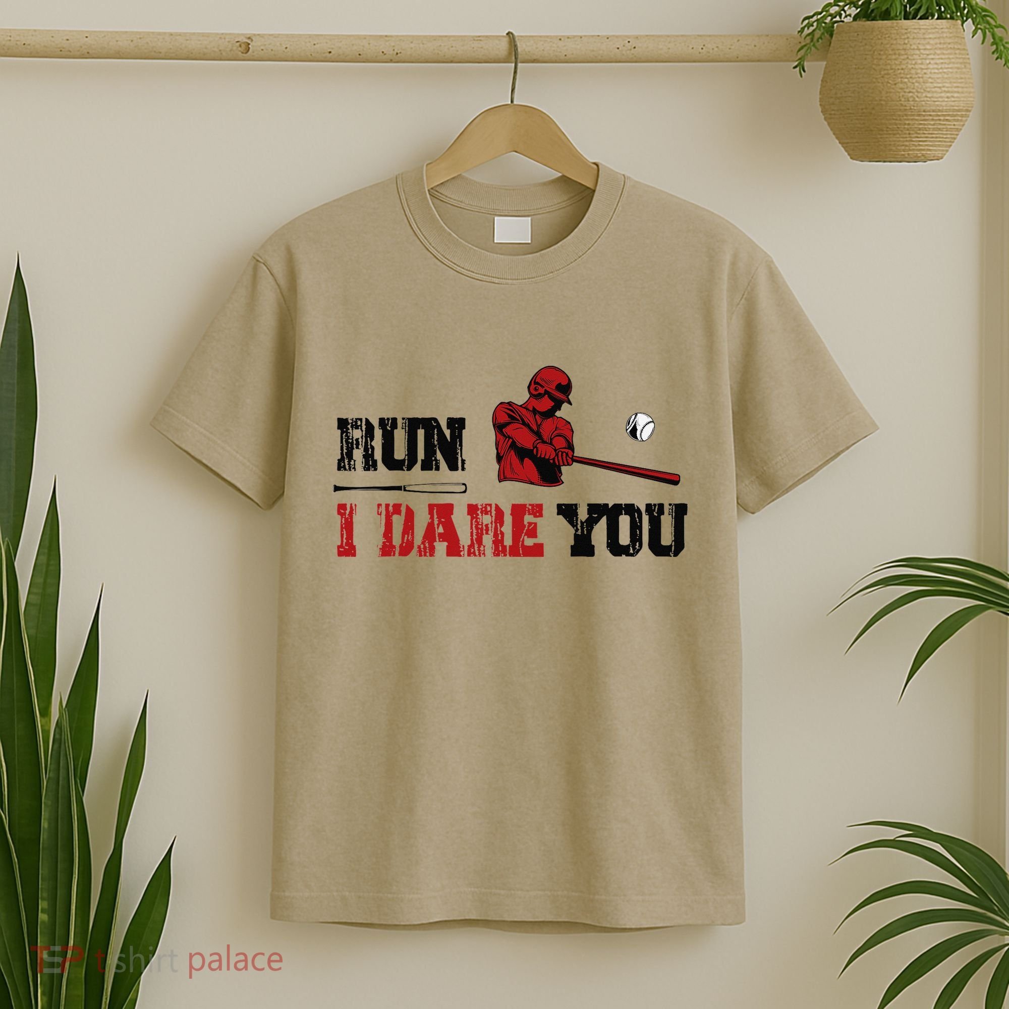 Run I Dare You Funny Baseball Catcher Baseball Player Lover T-Shirt