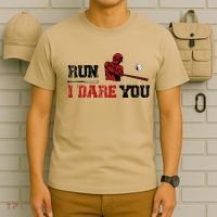 Run I Dare You Funny Baseball Catcher Baseball Player Lover T-Shirt thumb 6