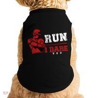 Run I Dare You Funny Baseball Catcher Baseball Player Lover Doggie Tank thumb 0