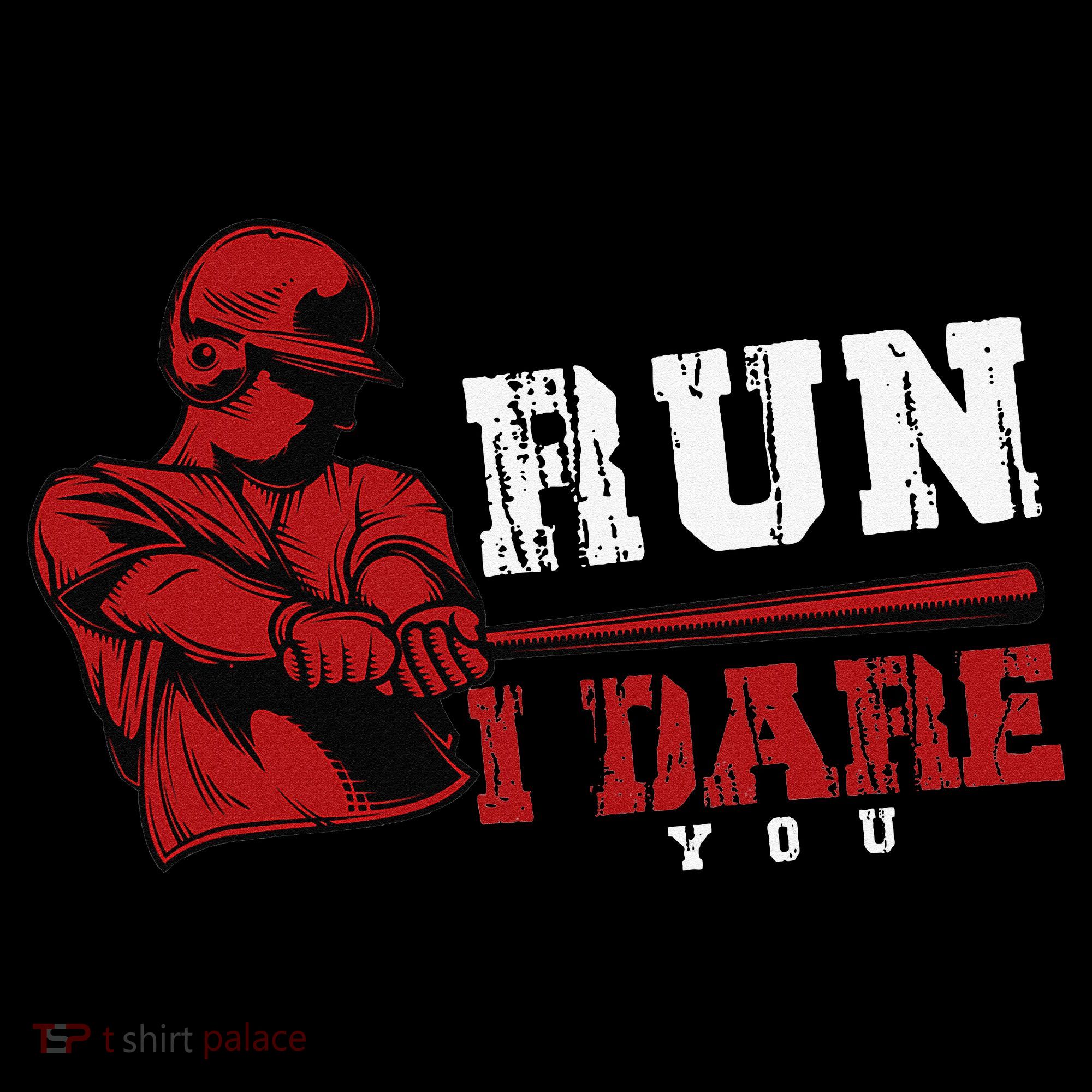 Run I Dare You Funny Baseball Catcher Baseball Player Lover Women's Hoodie