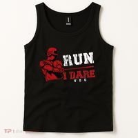 Run I Dare You Funny Baseball Catcher Baseball Player Lover Tank Top thumb 2