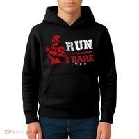 Run I Dare You Funny Baseball Catcher Baseball Player Lover Kids Hoodie thumb 4